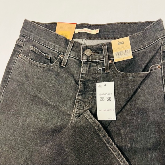 LEVI'S Women's Black 311 Shaping Skinny Jeans Size 6 short 28Wx30L NWT (A0127) - Picture 2 of 7